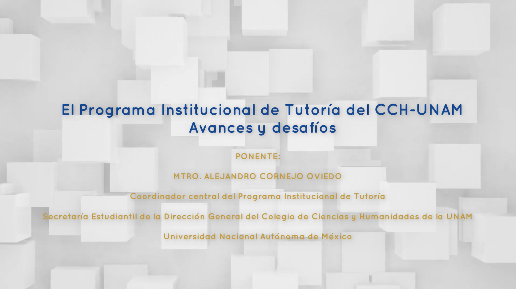 El programa institucional de tutoría del CCH UNAM Avances y desafíos