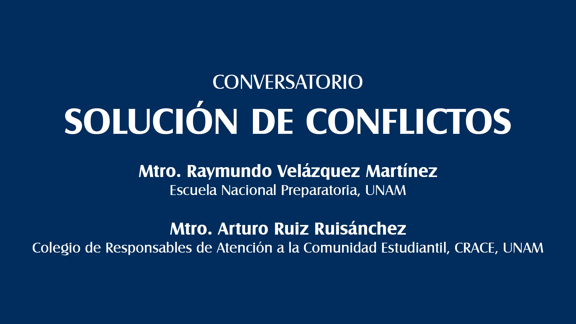 Conversatorio 